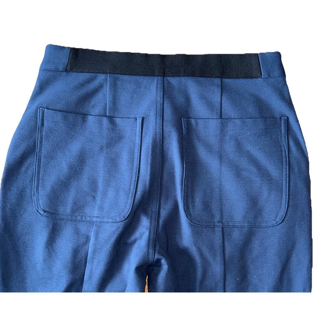 G/Fore Ladies Golf Pants Women's Size 0 Navy Blue G4 Double Knit Moto Legging - Picture 11 of 11